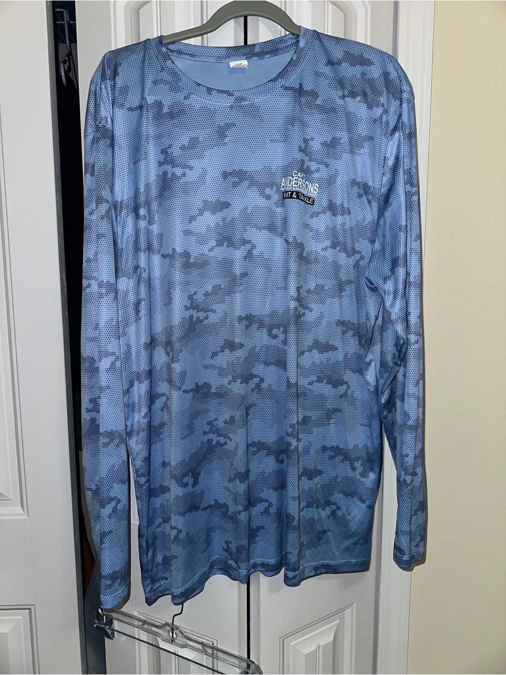 PARAGON Men's Long-Sleeve Blue Camo Performance